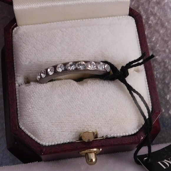 Ladies Dyrberg/Kern Phigiena Crystal Ring - Picture 1 of 5